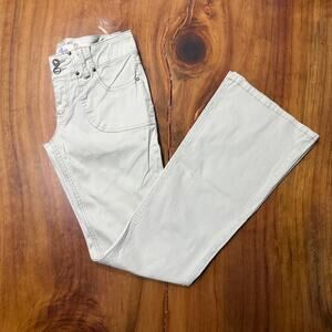 Vintage Y2K Plugg Women's Pants 3 Low Rise Flare Stretch Cotton A12